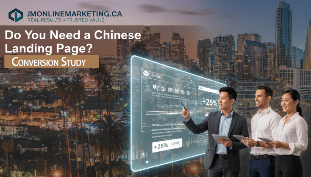 chinese landing page